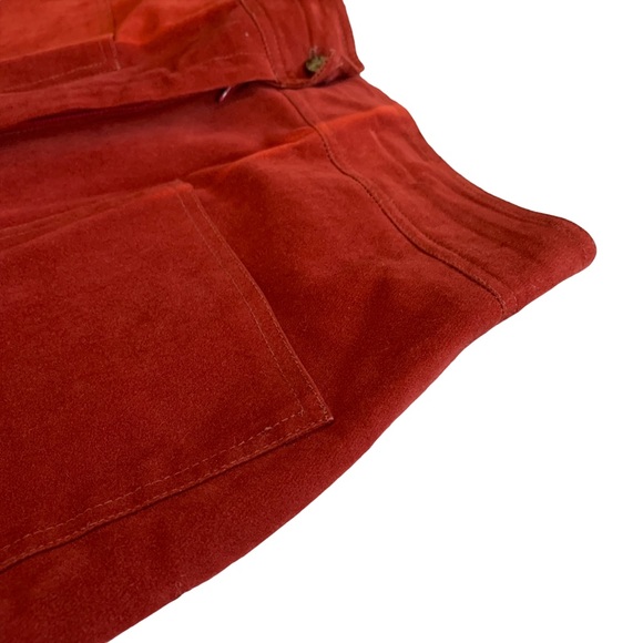 Vintage 70s Red Suede Suit - Picture 8 of 16